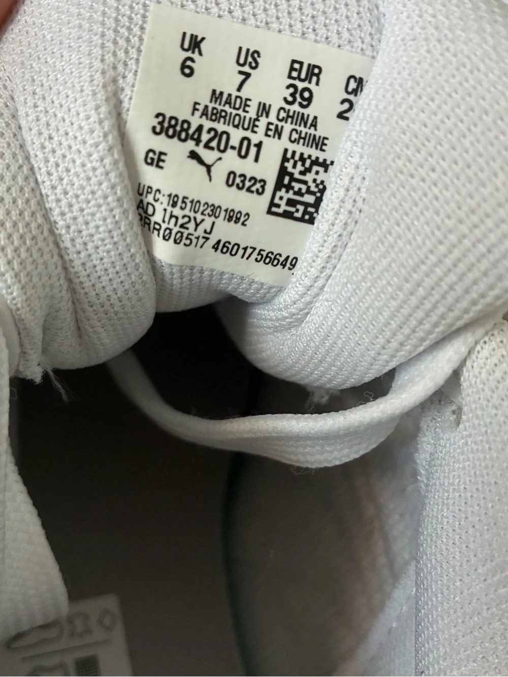Y2K Style Puma Karmen White Chunky Platform Sneakers - US 7